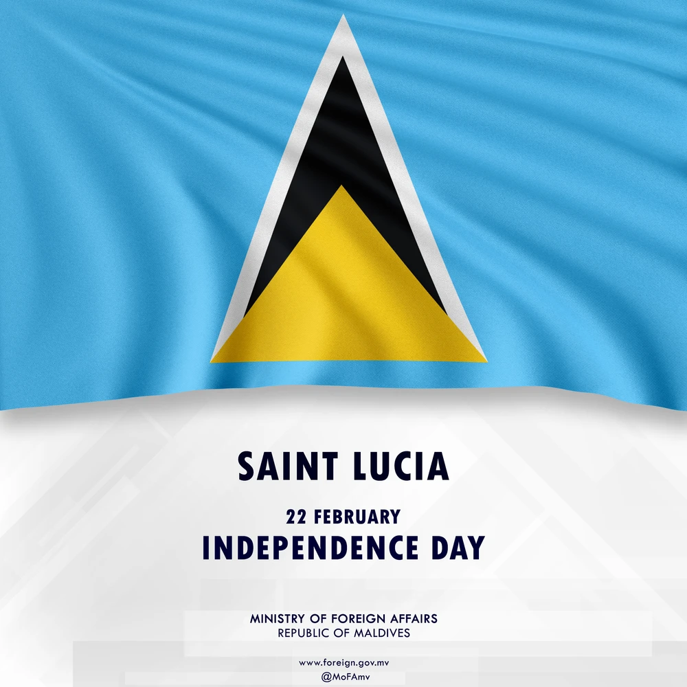 photo for ‏ ސެއިންޓް ލޫޝިއާގެ މިނިވަން ދުވަހުގެ ތަހުނިޔާ ދިވެހިރާއްޖޭގެ ޚާރިޖީ ވަޒީރު ފޮނުއްވައިފި